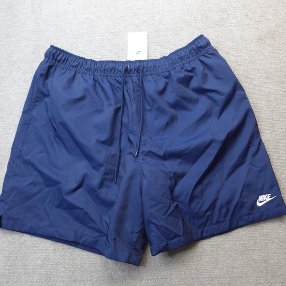 Nike Shorts XL Blue Club Woven Flow Drawstring Stretch Waist FN3307-410 NEW - Picture 1 of 12